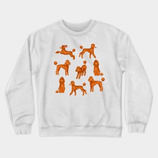 Red Poodles Crewneck Sweatshirt